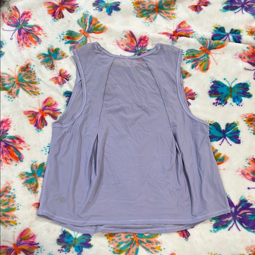 Women's Lavender Sleeveless Top